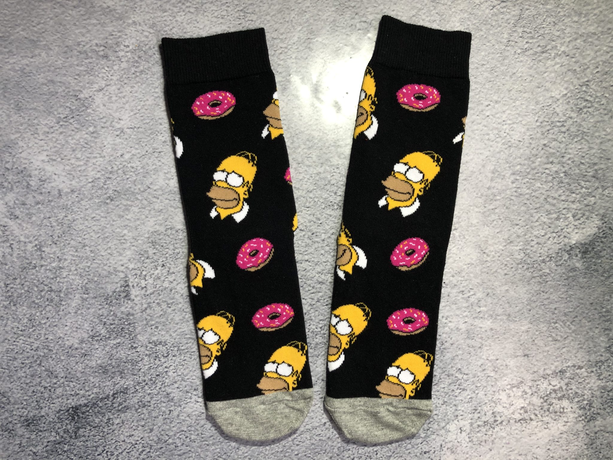 Homer Simpson and Donuts | The UniSocks | Be Different