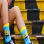 Sponge Bob Yellow- Blue Socks